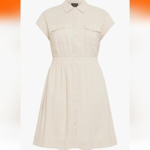 City Chic Plus Size Dress, Antonella Cap Sleeve Collared Dress ~ Summer Sand